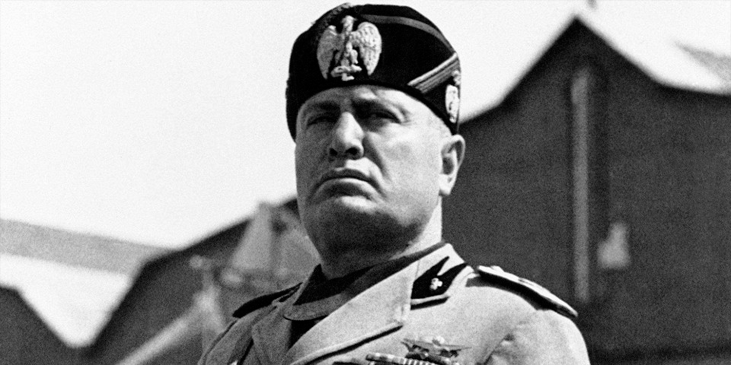Бенито Муссолини  – итальянский политик, лидер движения фашистов.