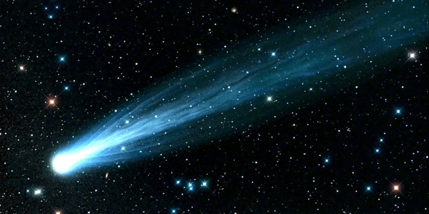 Полет сформировавшейся кометы