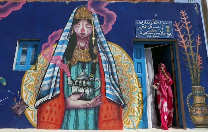 Эр-Рияд, Тунис: Мировая столица уличного искусства