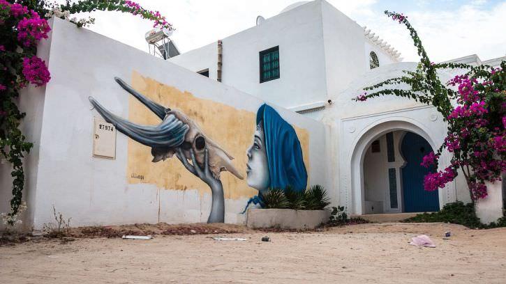 Эр-Рияд, Тунис: Мировая столица уличного искусства