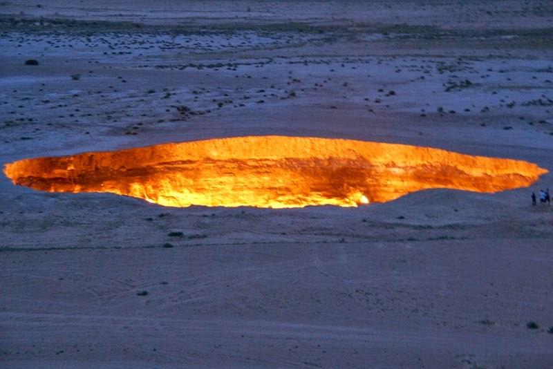 Где находятся врата ада? Дарваза — газовый кратер в Туркменистане