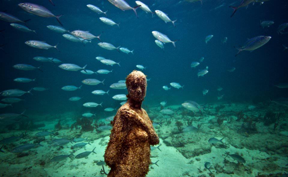 Подводный музей Муза: город Канкун, Мексика