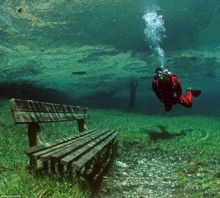 Озеро Грюнер-Зее. Исчезающий парк в Австрии
