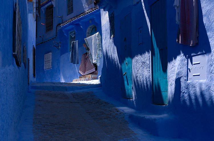 Шефшауэн синий город в Марокко