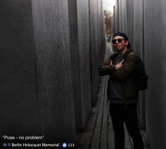Yolocaust: проект художника против «селфи» у мемориала жертвам холокоста в Берлине