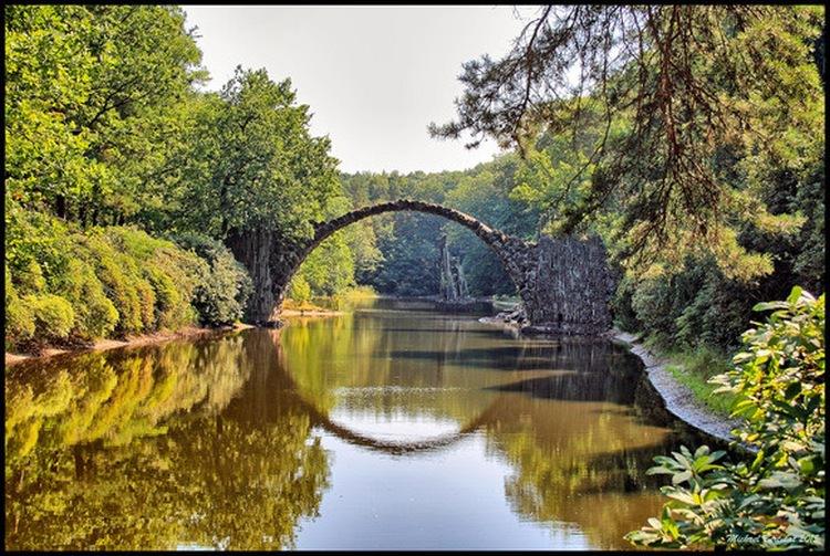 Ракоцбрюке, Германия - удивительный Мост Дьявола XIX века
