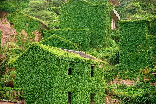Китайская деревня Хутоу Ван восстановлена природой