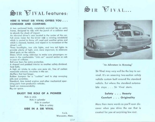 Sir Vival - самый безопасный автомобиль в мире
