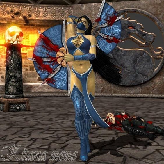 50 горячих косплеев и артов Китаны из Mortal Kombat