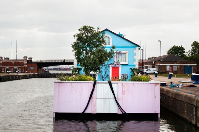 Плавающий дом на Темзе: Проект Ника и Стива Тидболл