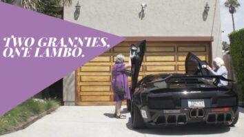 Две бабушки оттянулись на Lamborghini