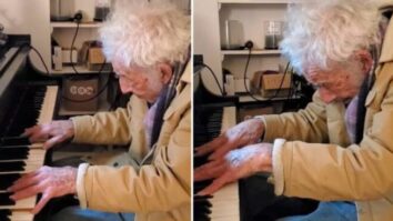 94-летний композитор исполнил Лунную сонату Бетховена на день рождения дочери