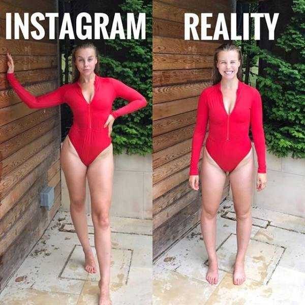 Как нас обманывают девушки в Instagram. Что прячется за гламурными снимками (16 фото)