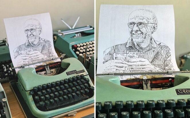 20 впечатляющих картин "нарисованных" на печатной машинке