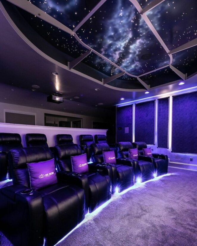 Потрясающие домашние кинотеатры, которые вам тоже захочется построить!