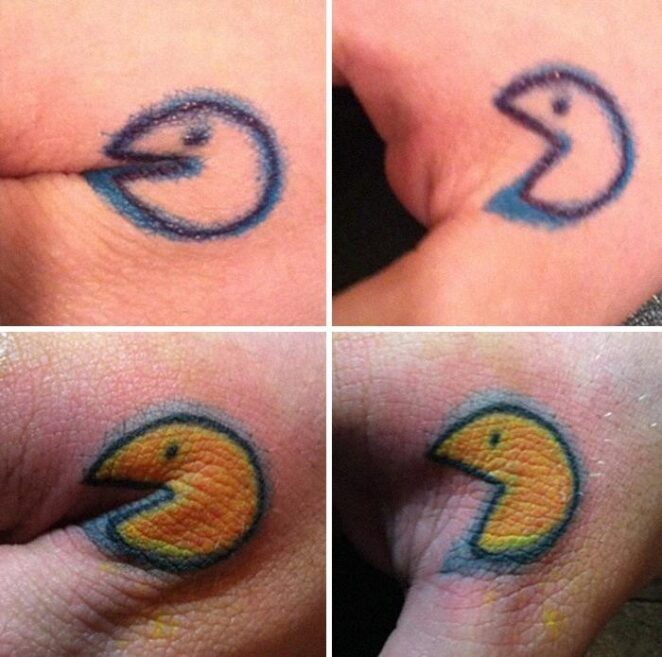 «Движущиеся» татуировки